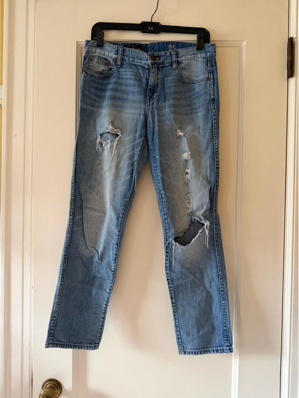 J. Crew Broken In boyfriend jean 25